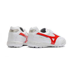 Mizuno Morelia Sala White and Red Turf TF Football Boot