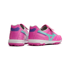 Mizuno Morelia Turf TF Pink and Light Blue Football Boot