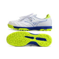 Mizuno Neo Sala Turf TF White Yellow and Blue Football Boot