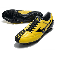 Mizuno Wave Ignitus 4 Archive Pack Black and Yellow Firm Ground FG Football Boot