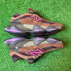 New Balance 9060 Brown Casual Shoes Size 38 Eur