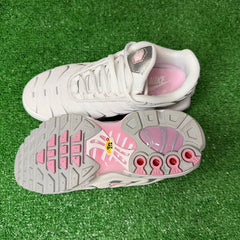 Nike Air Max Plus TN Summit White Pink Rise Casual Shoes 36 Eur