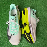 Nike Air Zoom Alphafly Next% 3 White and Green Running Shoes Size 42.5 Eur