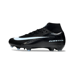 Nike Air Zoom Mercurial Superfly 10 Elite Black and White Firm Ground FG Kids Football Boot