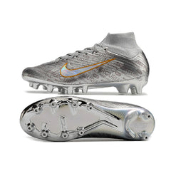 Nike Air Zoom Mercurial Superfly 9 Elite Silver Artificial Ground AG Football Boot