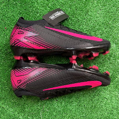 Nike Air Zoom Mercurial Vapor 16 Elite Black and Pink Firm Ground FG Football Boot Size 40 Eur