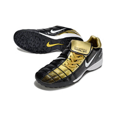 Nike Air Zoom Total 90 III Black and Gold Turf TF Football Boot