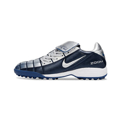 Nike Air Zoom Total 90 III Navy Blue and Gray Turf TF Football Boot
