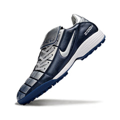 Nike Air Zoom Total 90 III Navy Blue and Gray Turf TF Football Boot