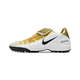 Nike Air Zoom Total 90 III White and Gold Turf TF Football Boot