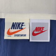 Nike Beige Blue Windbreaker Jacket