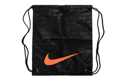 Nike Black and Orange Boot Bag