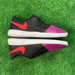 Nike Lunar Gato II Black and Purple Indoor IC Football Boot Size 44 Eur