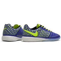 Nike Lunar Gato II IC Purple and Green Indoor IC Football Boot