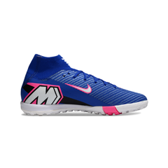 Nike Mercurial Superfly 10 Elite Blue, Pink and White Turf TF Kids Football Boot