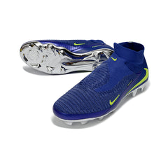 Nike Phantom 6 DF Elite Blue and Silver Firm Ground FG Football Boot