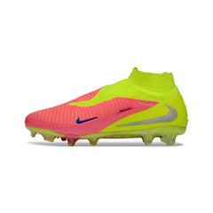 Nike Phantom 6 DF Elite Yellow and Pink Firm Ground FG Football Boot