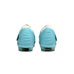 Nike Phantom 6 Elite White and Light Blue Firm Ground FG Kids Football Boot