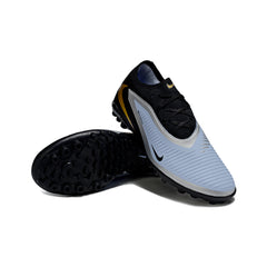 Nike Phantom 6 Pro Kids Turf TF Football Boot Black and Light Blue