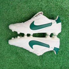Nike Premier 3 White and Green Firm Ground FG Football Boot Size 46 Eur