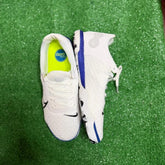 Nike React Gato White and Blue Indoor IC Football Boot Size 42 Eur