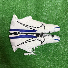 Nike React Gato White and Blue Indoor IC Football Boot Size 42 Eur