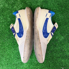 Nike Streetgato White Gray and Blue Indoor IC Football Boot Size 42 Eur