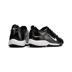 Nike Total 90 III Kids Turf TF Football Boot Black and Silver