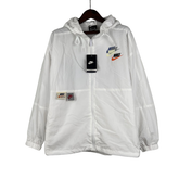 Nike White Windbreaker Jacket