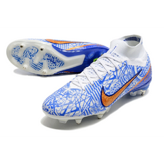 Nike Zoom Mercurial Superfly 9 Elite Aluminium Studs SG Blue CR7 Football Boot