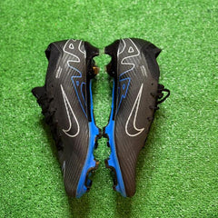 Nike Zoom Mercurial Vapor 15 Elite Black and Blue Firm Ground FG Football Boot Size 46 Eur