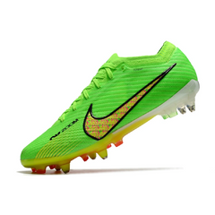 Nike Zoom Mercurial Vapor 15 Elite Green and Yellow Aluminium Studs SG Football Boot