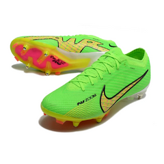 Nike Zoom Mercurial Vapor 15 Elite Green and Yellow Aluminium Studs SG Football Boot