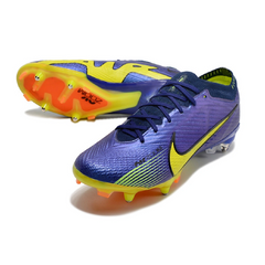 Nike Zoom Mercurial Vapor 15 Elite Purple and Green Aluminium Studs SG Football Boot