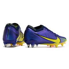 Nike Zoom Mercurial Vapor 15 Elite Purple and Green Aluminium Studs SG Football Boot