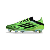 Adidas F50 Primeknit Elite Green and Black Mixed Studs SG Football Boot