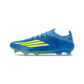 Adidas F50 Primeknit Elite Blue and Yellow Firm Ground FG Football Boot