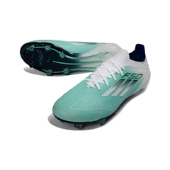 Adidas F50 Primeknit Elite White and Silver Firm Ground FG Football Boot
