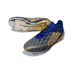 Adidas F50 Elite Dembele Golden and Blue Firm Ground FG Football Boot