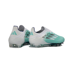 Adidas F50 Primeknit Elite White and Silver Firm Ground FG Football Boot