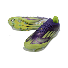 Adidas F50 Primeknit Elite Green, Purple and White Mixed Studs SG Football Boot