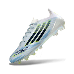 Adidas F50 Elite Light Blue, White and Black Firm Ground FG Football Boot