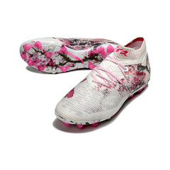 Puma Future 8 White and Pink Artificial Ground AG Football Boot
