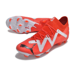 Puma Future Ultimate Red and White Firm Ground FG Football Boot