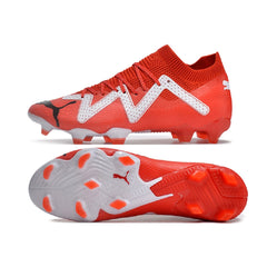 Puma Future Ultimate Red and White Firm Ground FG Football Boot