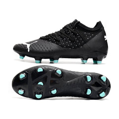 Puma Future Z 1.3 Black and Light Blue Firm Ground FG Football Boot