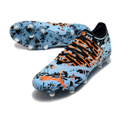 Puma Future Z 1.3 Gray and Black Firm Ground FG Football Boot