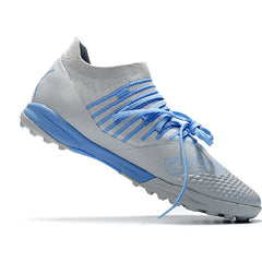 Puma Future Z 1.3 Gray and Blue Turf TF Football Boot