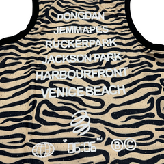 Jordan Yellow and Black Striped Tank Top