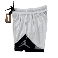 Jordan White and Black Shorts